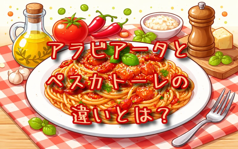 アラビアータとペスカトーレの違いとは？