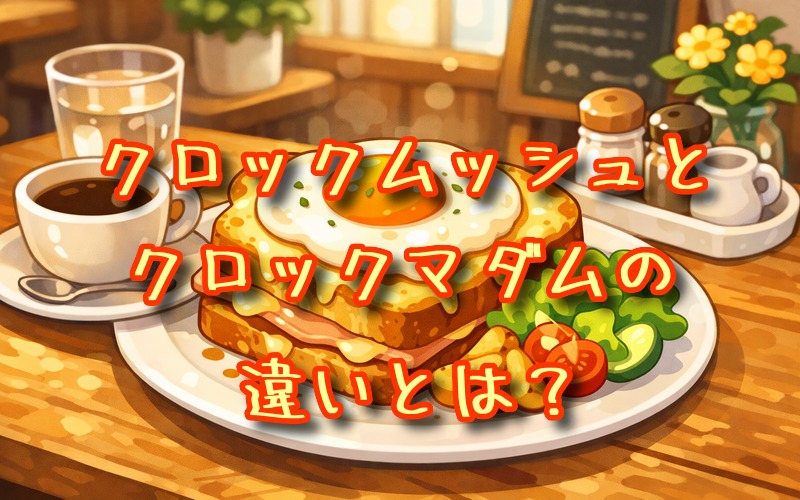 クロックムッシュとクロックマダムの違いとは？