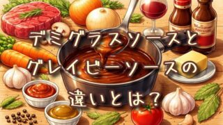 デミグラスソースとグレイビーソースの違いとは？