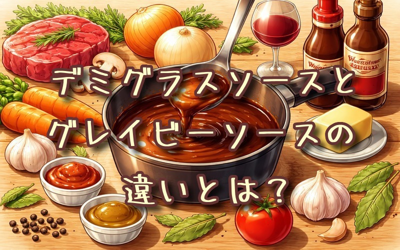 デミグラスソースとグレイビーソースの違いとは？