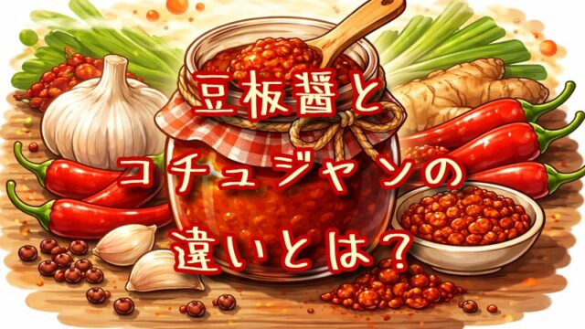 豆板醤とコチュジャンの違いとは？