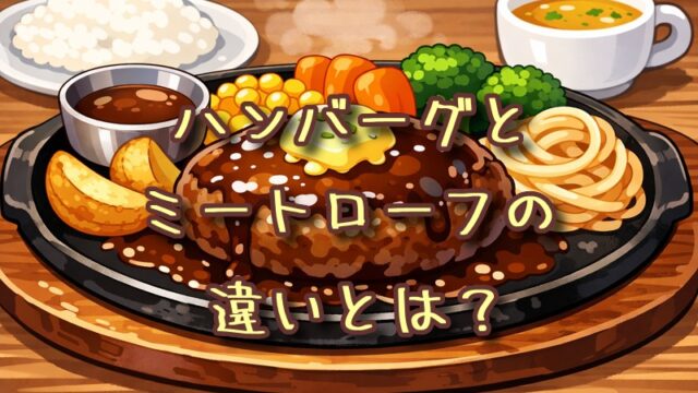 ハンバーグとミートローフの違いとは？
