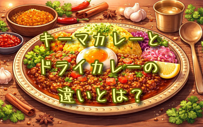 キーマカレーとドライカレーの違いとは？
