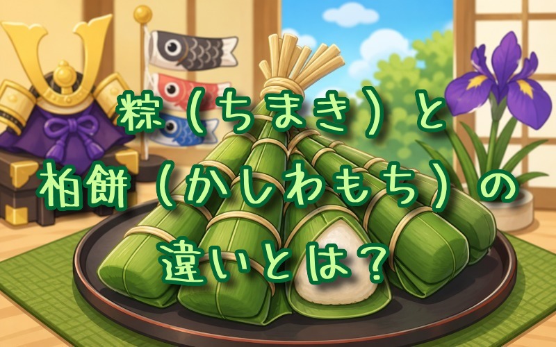粽（ちまき）と柏餅（かしわもち）の違いとは？
