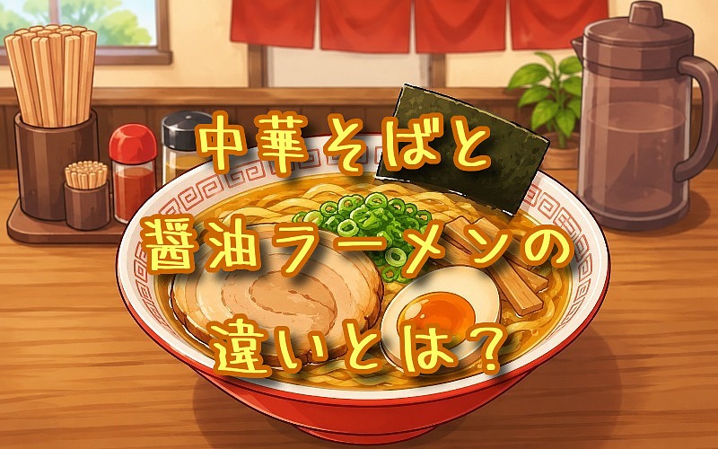 中華そばと醤油ラーメンの違いとは？