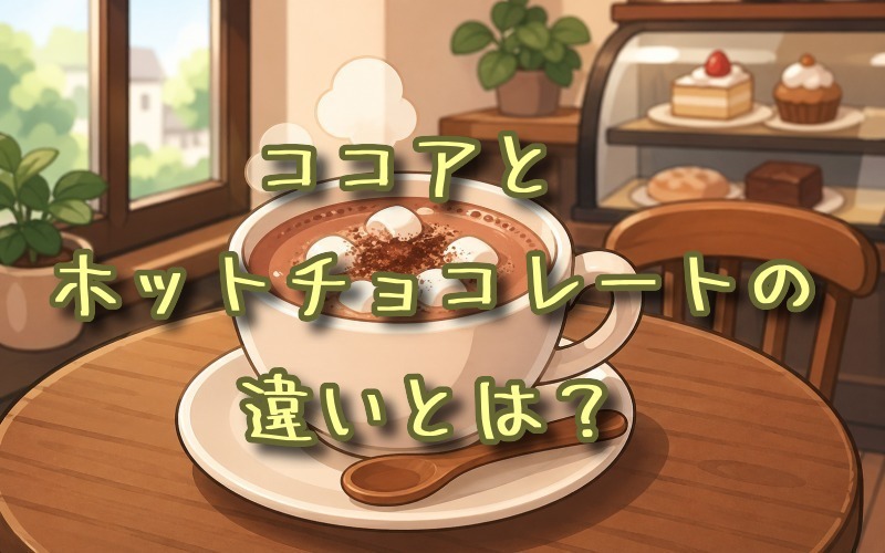 ココアとホットチョコレートの違いとは？