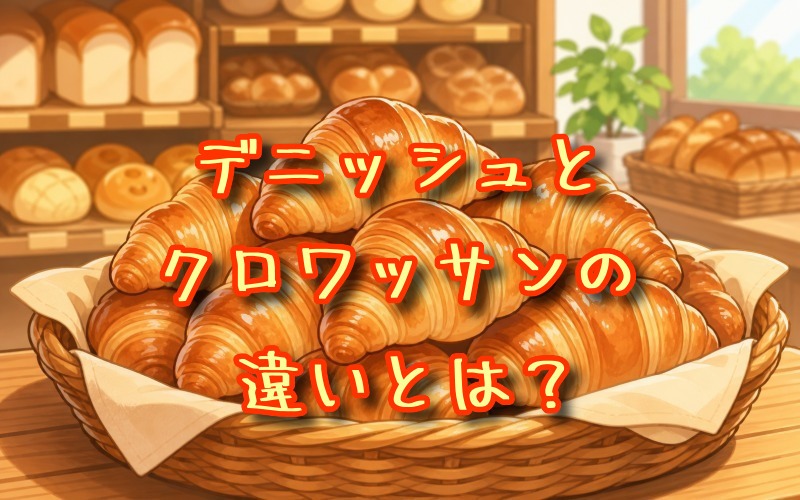 デニッシュとクロワッサンの違いとは？