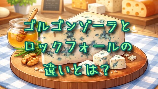 ゴルゴンゾーラとロックフォールの違いとは？