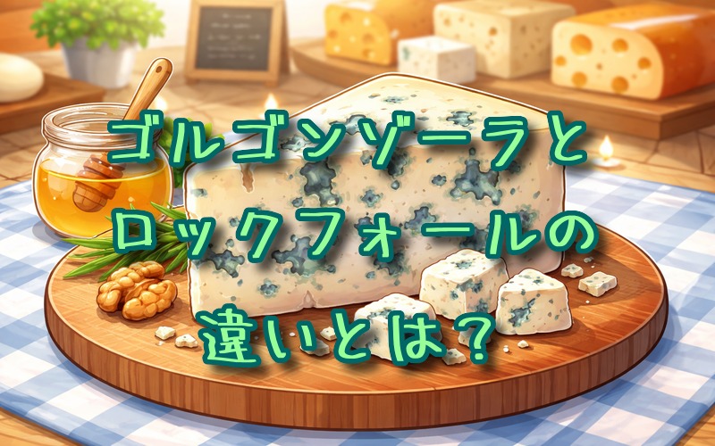 ゴルゴンゾーラとロックフォールの違いとは？