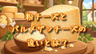 粉チーズとパルメザンチーズの違いとは？