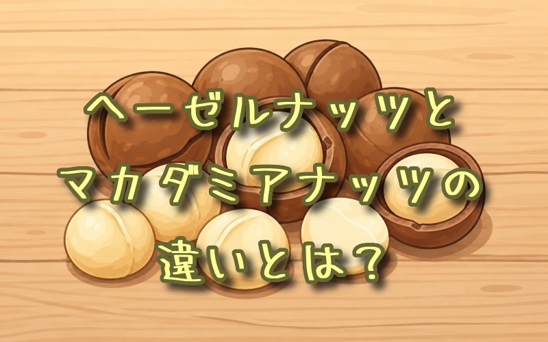 ヘーゼルナッツとマカダミアナッツの違いとは？