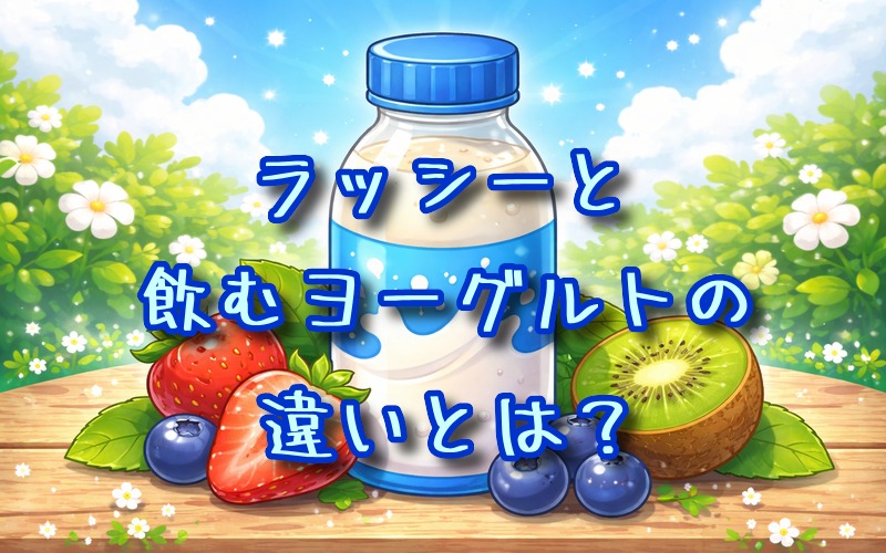 ラッシーと飲むヨーグルトの違いとは？