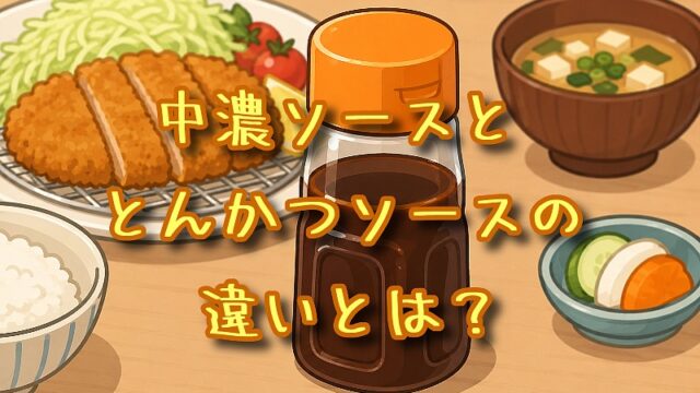 中濃ソースととんかつソースの違いとは？