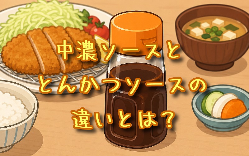中濃ソースととんかつソースの違いとは？
