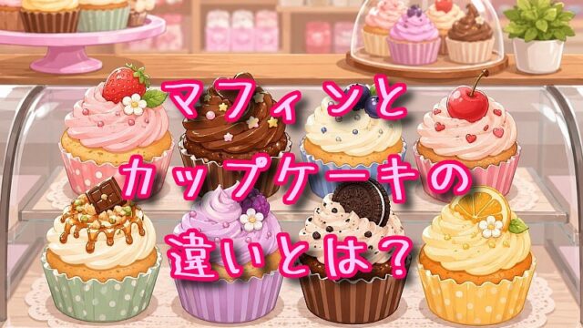 マフィンとカップケーキの違いとは？