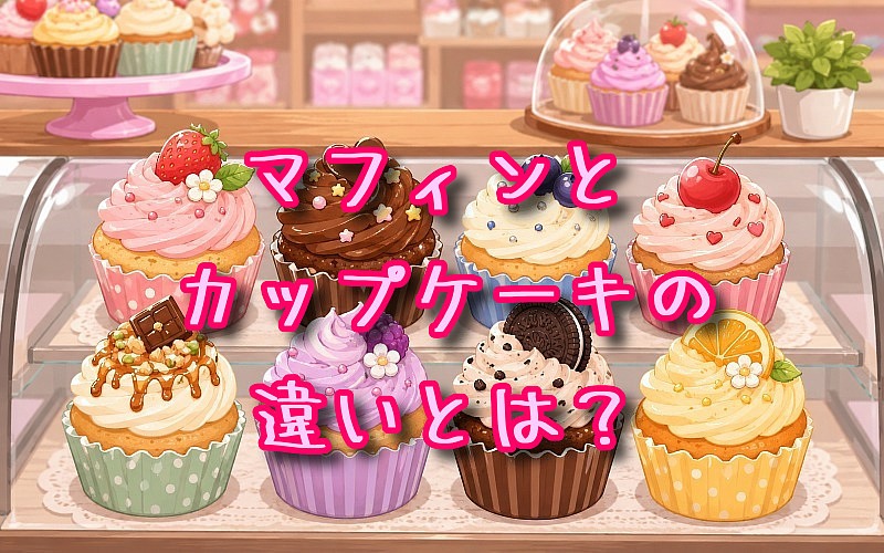 マフィンとカップケーキの違いとは？