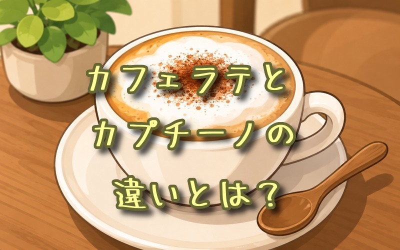 カフェラテとカプチーノの違いとは？