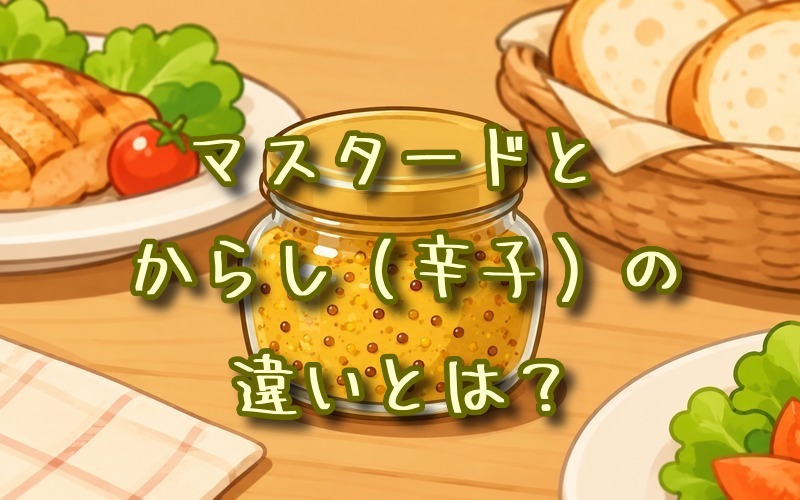 マスタードとからし（辛子）の違いとは？