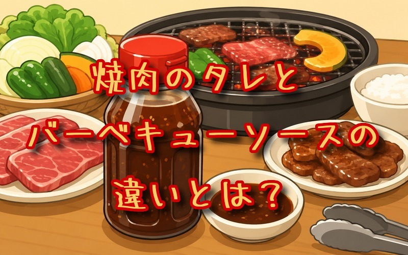 焼肉のタレとバーベキューソースの違いとは？