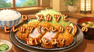 ロースカツとヒレカツ（ヘレカツ）の違いとは？