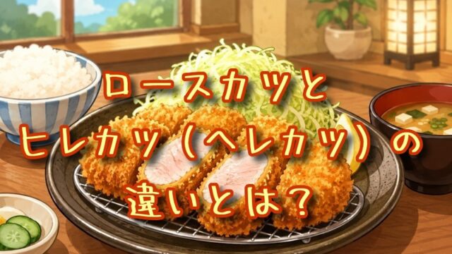 ロースカツとヒレカツ（ヘレカツ）の違いとは？
