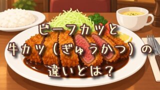 ビーフカツと牛カツの違いとは？