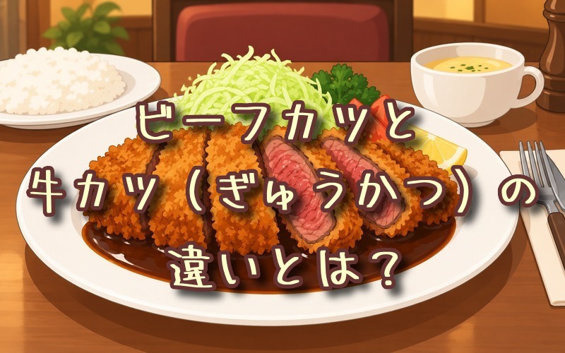 ビーフカツと牛カツの違いとは？
