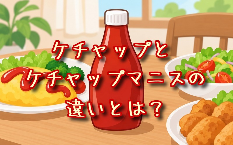 ケチャップとケチャップマニスの違いとは？