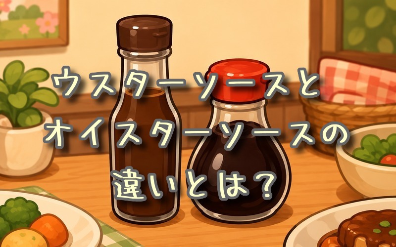 ウスターソースとオイスターソースの違いとは？